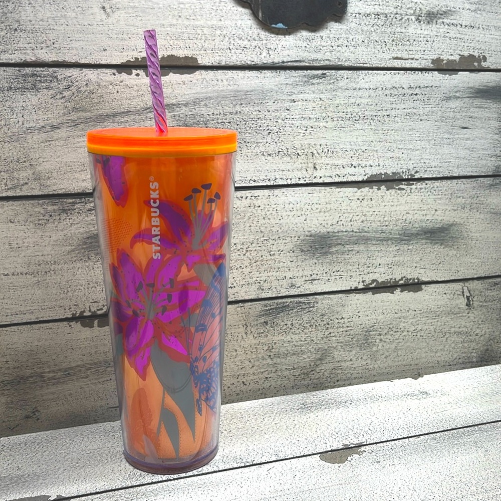 Starbucks 2022 Spring 24oz Tumbler w/ Straw
